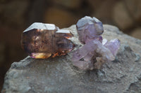 Natural Skeletal Smokey Amethyst Crystals  x 20 From Chiredzi, Zimbabwe