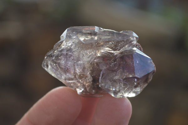 Natural Skeletal Smokey Amethyst Crystals  x 20 From Chiredzi, Zimbabwe