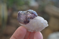 Natural Skeletal Smokey Amethyst Crystals  x 20 From Chiredzi, Zimbabwe