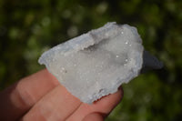 Natural Etched Blue Chalcedony Specimens  x 12 From Nsanje, Malawi