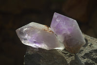 Natural Jacaranda Amethyst Crystals x 12 From Mumbwa, Zambia