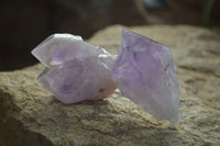 Natural Jacaranda Amethyst Crystals x 12 From Mumbwa, Zambia