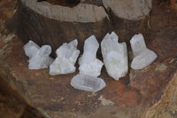 Natural Clear Quartz Clusters x 35 From Solwezi, Zambia