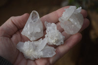 Natural Clear Quartz Clusters x 35 From Solwezi, Zambia