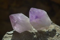 Polished Jacaranda Amethyst Crystals x 12 From Mumbwe, Zambia