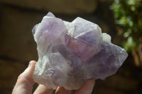 Natural Jacaranda Amethyst Clusters x 2 From Mumbwe, Zambia