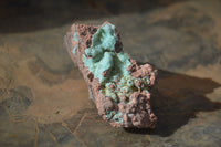 Natural Drusy Chrysocolla Dolomite Specimens x 6 From Likasi, Congo