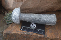 Polished Extra Large Howlite Mushrooms  x 2 From Zimbabwe