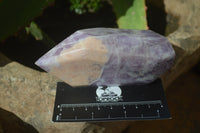 Polished Purple Lepidolite With Peach Moonstone Points  x 3 From Zimbabwe