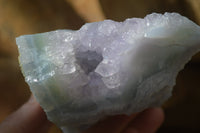 Natural Etched Blue Chalcedony Specimens  x 3 From Nsanje, Malawi