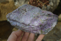 Natural Rough Stichtite & Serpentine Specimens x 3 From Barberton, South Africa