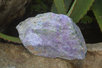 Natural Rough Stichtite & Serpentine Specimens x 3 From Barberton, South Africa