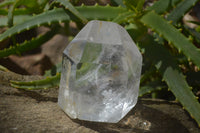 Polished Clear Quartz Points x 2 From Madagascar