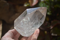 Polished Clear Quartz Points x 2 From Madagascar