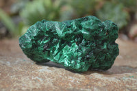 Natural Chatoyant Silky Malachite Specimens  x 12 From Congo