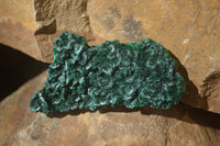 Natural Chatoyant Silky Malachite Specimens  x 12 From Congo