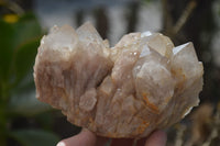 Natural Cascading Smokey Quartz Clusters x 3 From Luena, Congo