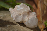 Natural Cascading Smokey Quartz Clusters x 3 From Luena, Congo