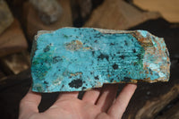 Natural Drusy Chrysocolla Dolomite Specimens x 3 From Likasi, Congo