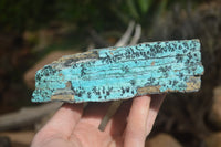 Natural Drusy Chrysocolla Dolomite Specimens x 3 From Likasi, Congo