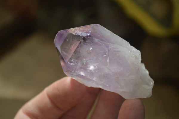 Natural Jacaranda Amethyst Crystals x 35 From Mumbwe, Zambia