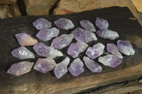 Natural Jacaranda Amethyst Crystals x 35 From Mumbwe, Zambia