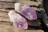 Natural Jacaranda Amethyst Crystals x 20 From Mumbwe, Zambia