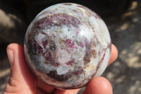 Polished Rubellite Pink Tourmaline Egg & Spheres x 6 From Madagascar