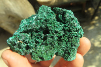 Natural Chatoyant Silky Malachite Specimens  x 12 From Kasompe, Congo