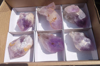 Natural Jacaranda Amethyst Crystals x 6 From Mumbwe, Zambia