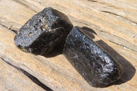 Natural Schorl Black Tourmaline Specimens x 20 From Erongo, Namibia