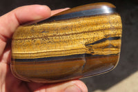 Polished Golden Tigers Eye Free Forms x 6 From Prieska, South Africa