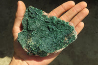 Natural Crystalline Malachite Specimens  x 2 From Congo