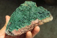 Natural Crystalline Malachite Specimens  x 2 From Congo