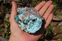 Natural Drusy Chrysocolla Dolomite Specimens x 3 From Likasi, Congo