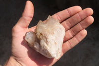 Natural Smokey Phantom Quartz Clusters x 6 From Luena, Congo