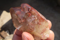 Natural Red Hematoid Quartz Specimens x 12 From Karoi, Zimbabwe