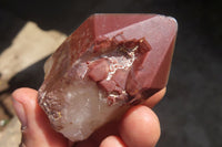 Natural Red Hematoid Quartz Specimens x 12 From Karoi, Zimbabwe