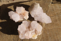 Natural Spirit Cactus Quartz Clusters x 6 From Boekenhouthoek, South Africa