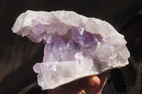 Natural Jacaranda Amethyst Clusters x 2 From Mumbwe, Zambia