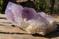 Natural Jacaranda Amethyst Clusters x 2 From Mumbwe, Zambia