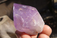 Natural Jacaranda Amethyst Specimens x 12 From Mumbwe, Zambia