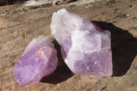 Natural Jacaranda Amethyst Specimens x 12 From Mumbwe, Zambia