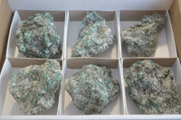 Natural Rare Emerald Mica In Matrix Cobbed Specimens x 6 From Mutoko, Zimbabwe