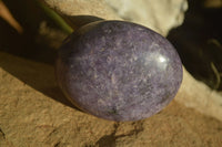 Polished Large Lepidolite Gallets x 6 From Zimbabwe