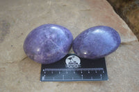 Polished Large Lepidolite Gallets x 6 From Zimbabwe