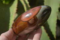 Polished Polychrome Jasper Standing Free Forms  x 6 From Mahajanga, Madagascar