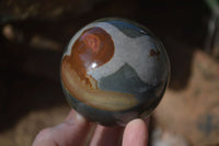 Polished Polychrome Jasper Spheres  x 4 From Madagascar