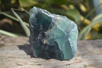 Polished One Side Polished Watermelon Fluorite Pieces  x 6 From Uis, Namibia