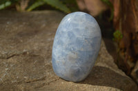 Polished Blue Calcite Standing Free Forms  x 2 From Ihadilalana, Madagascar